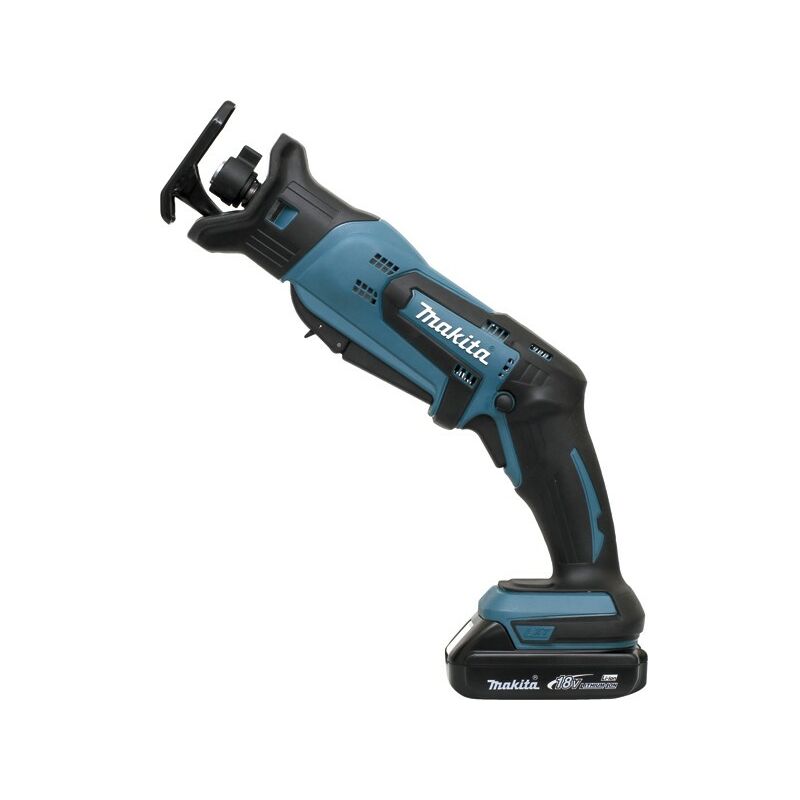 foto del prodotto sega circolare makita 18v li ion 1,5ah con 2 batterie in scatola djr183ryj