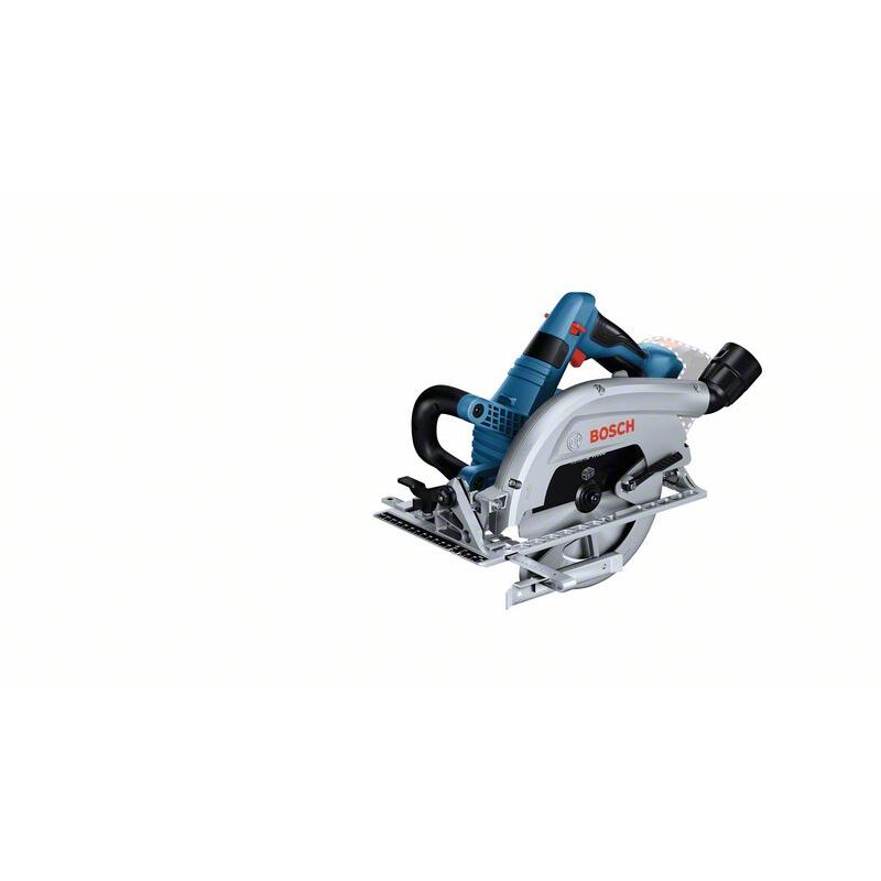 foto del prodotto sega circolare portatile a batteria bosch biturbo gks 18v 70 l senza batteria e caricabatterie nella confezione