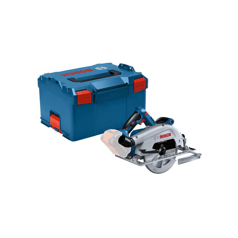 foto del prodotto sega circolare portatile a batteria bosch gks 18v 68 senza batteria e caricabatterie in l boxx