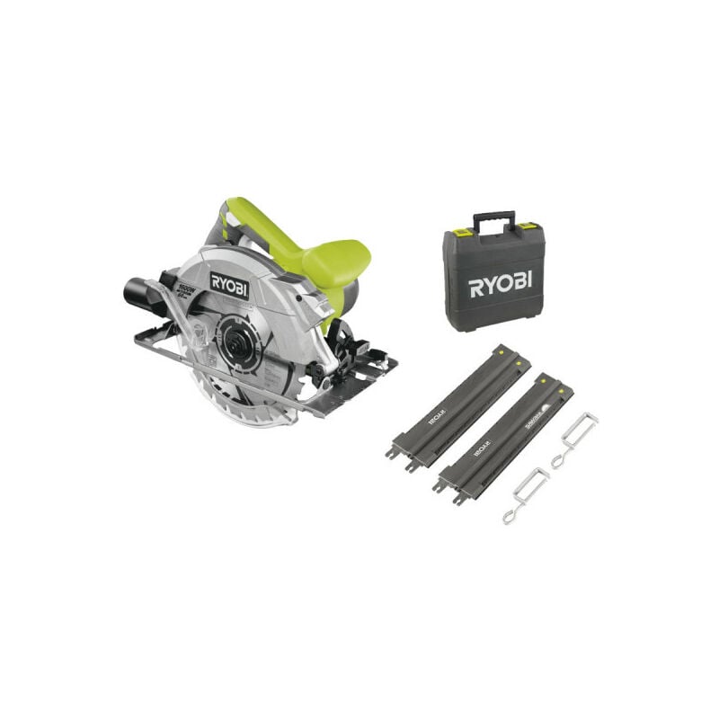 foto del prodotto sega circolare ryobi 1600w 66mm 2 guide di taglio 84 cm rcs1600 ksr