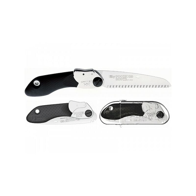 foto del prodotto sega giapponese pocketboy 170 10 lama pieghevole kataba silky black dente largo ksi534017