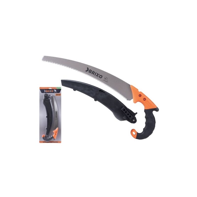 foto del prodotto segacci segaccio da pota per potatura brixo con fondina farmer lama curva cm.33