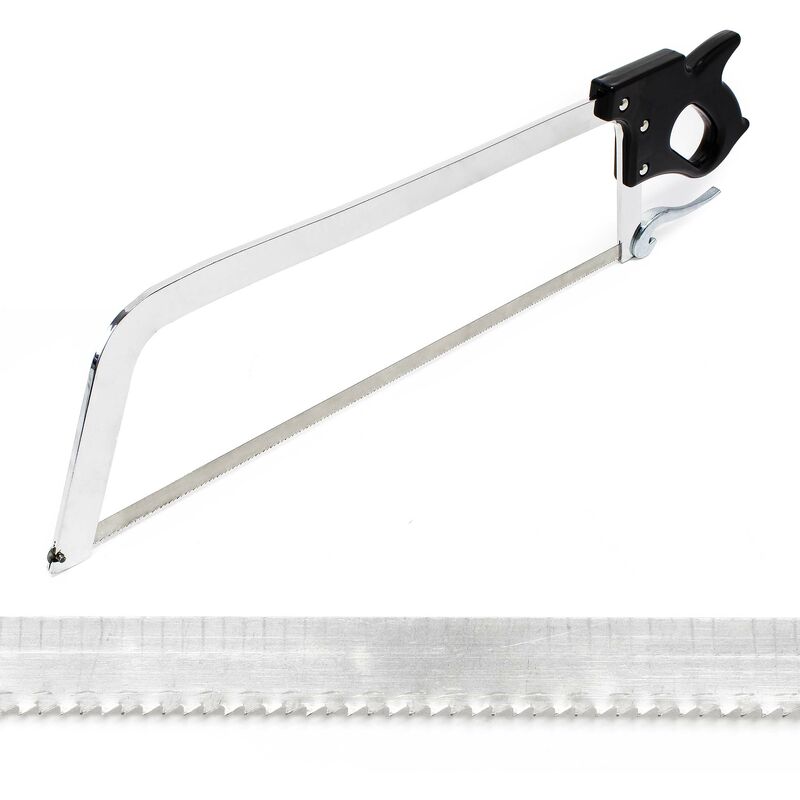 foto del prodotto segaossa manuale 66 cm, lama 46,5 cm, sega taglia ossa da macellaio wiltec