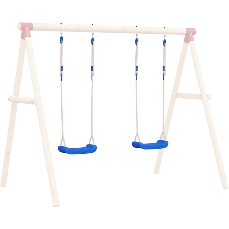 foto del prodotto seggiolini per altalena con corde 2 pz blu 37x15 cm polietilene