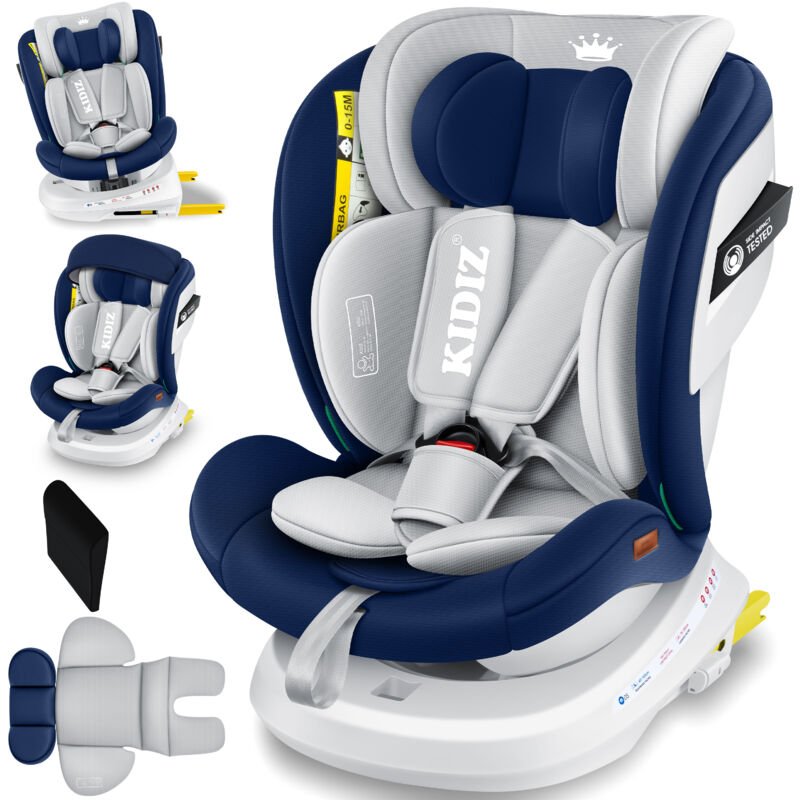 foto del prodotto seggiolino auto bambino seggiolino auto bambino isofix top tether girevole a 360 gruppo 0 1 2 3 dalla nascita 0 36kg con tettuccio parasole