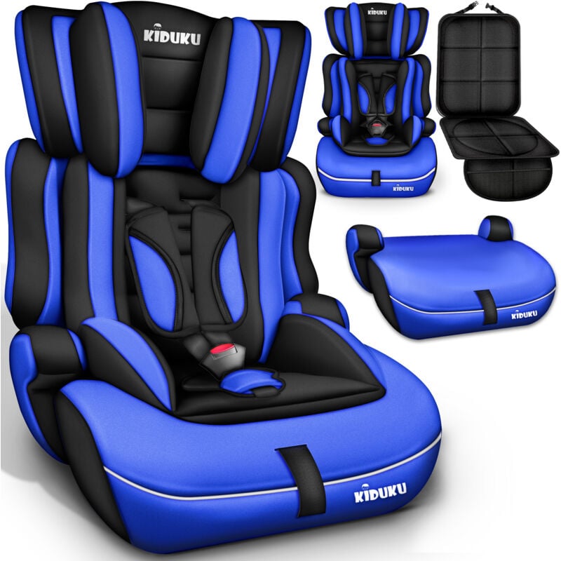 foto del prodotto seggiolino auto, cresce con il bambino, sedile, universale, approvato con la normativa ece r129, 9 36 kg 1 12 anni , gruppo 1 2 3 kiduku