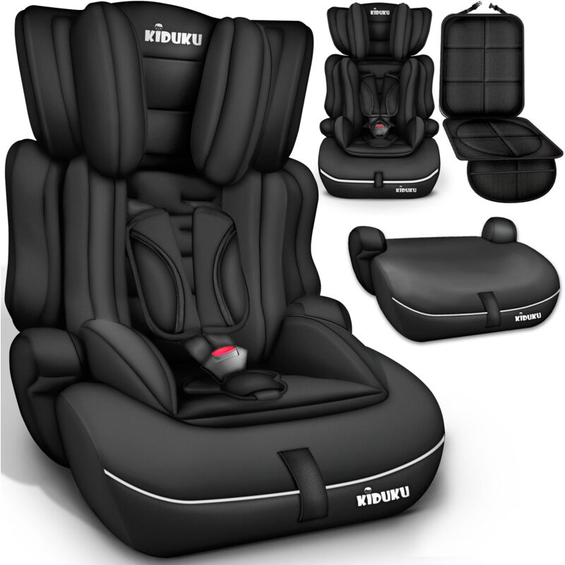 foto del prodotto seggiolino auto, cresce con il bambino, sedile, universale, approvato con la normativa ece r129, 9 36 kg 1 12 anni , gruppo 1 2 3 kiduku