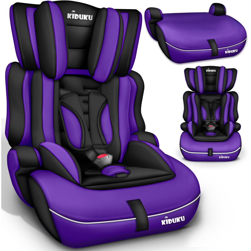 foto del prodotto seggiolino auto, cresce con il bambino, sedile, universale, approvato con la normativa ece r129, 9 36 kg 1 12 anni , gruppo 1 2 3 kiduku