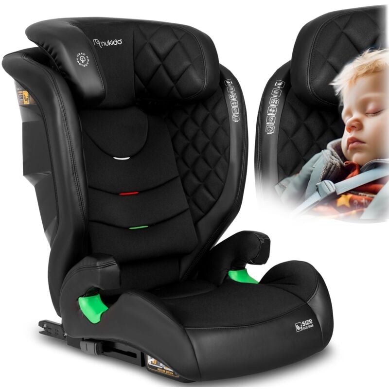 foto del prodotto seggiolino auto nukido louis nero 15 36 kg isofix