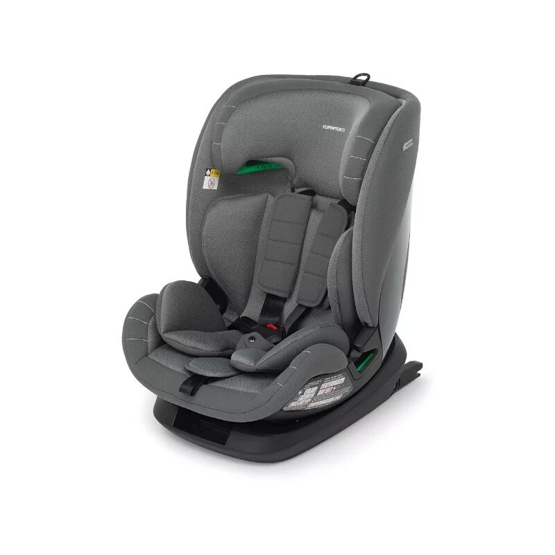 foto del prodotto seggiolino auto pitstop i-size con isofix e sistema di areazione air flow, dai 15 mesi ai 12 anni - grey - foppapedretti