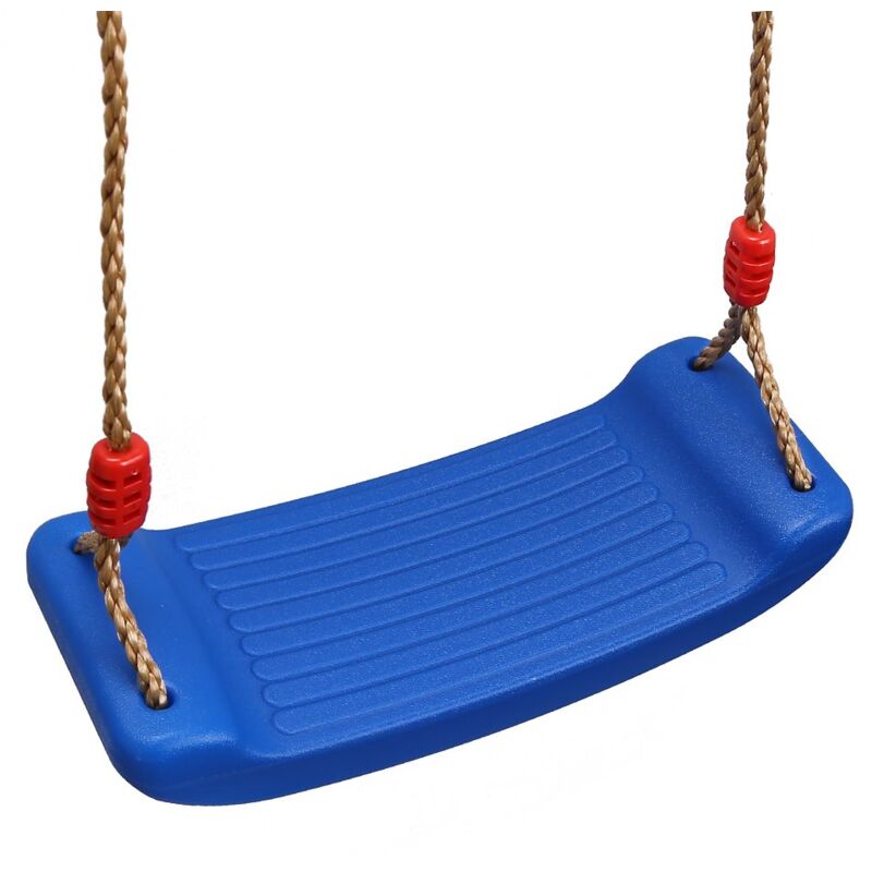 foto del prodotto seggiolino per altalena per bambini carico massimo 100 kg blu 