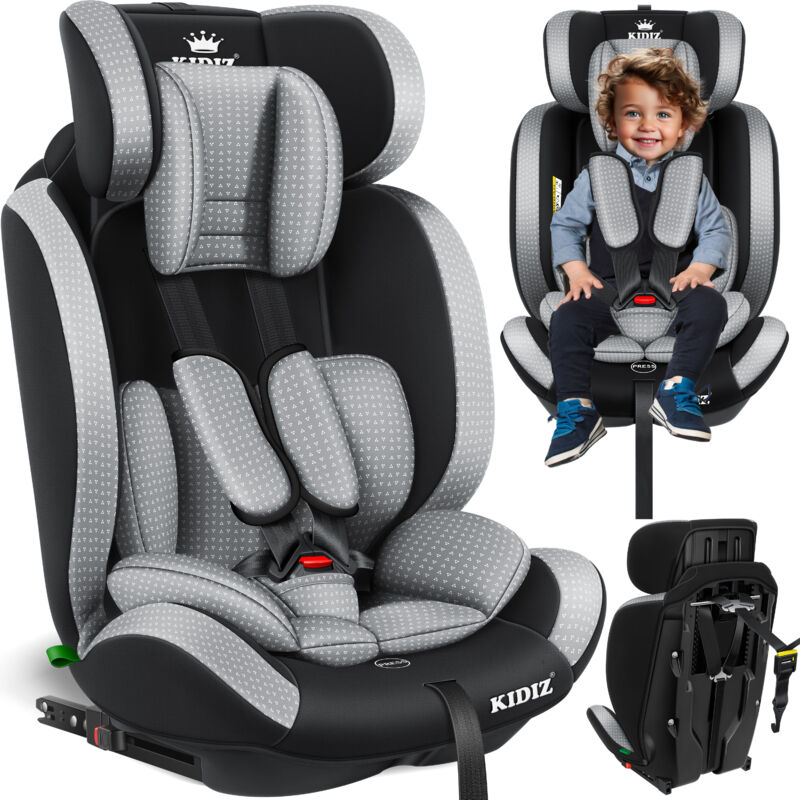 foto del prodotto seggiolino triangle premium per bambini guscio per seggiolino auto 9 kg 36 kg 1 12 anni gruppo 1 2 3 universale omologato secondo ece r129 03 con