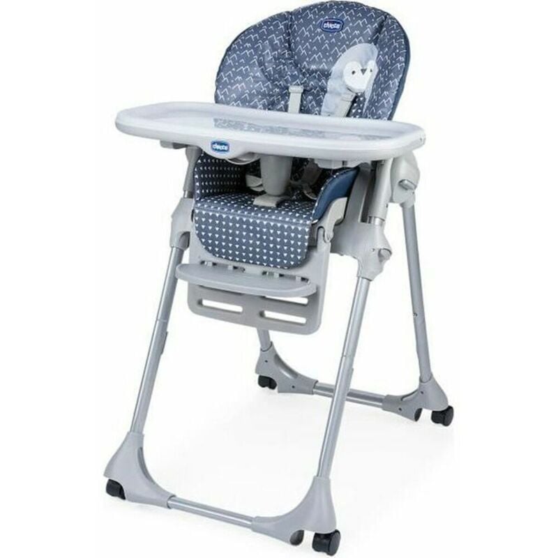 foto del prodotto seggiolone chicco poly easy pinguino azzurro