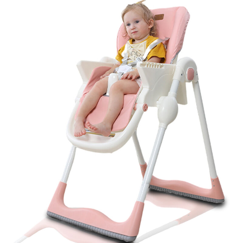 immagine 0 del prodotto seggiolone easy pappa 0 a 36 mesi chiusura salvaspazio e altezza regolabile rosa