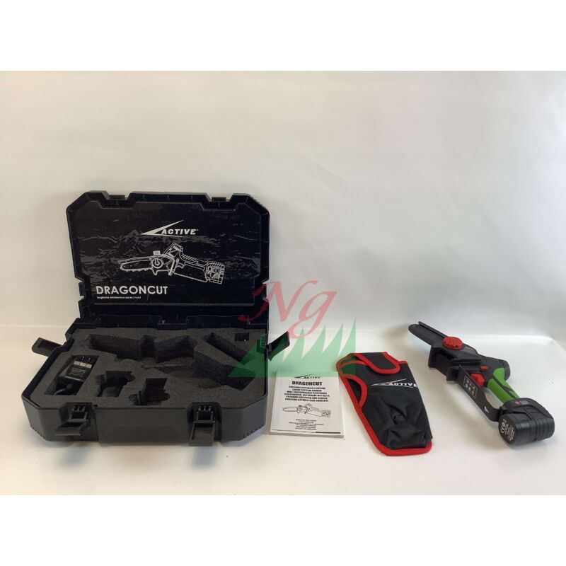 foto del prodotto seghetto active dragoncut con 2 batterie 2.5 ah e caricabatteria barra 10 cm