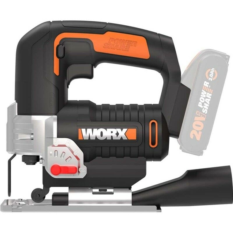 foto del prodotto seghetto alternativo 20v solo corpo macchina worx wx543.9