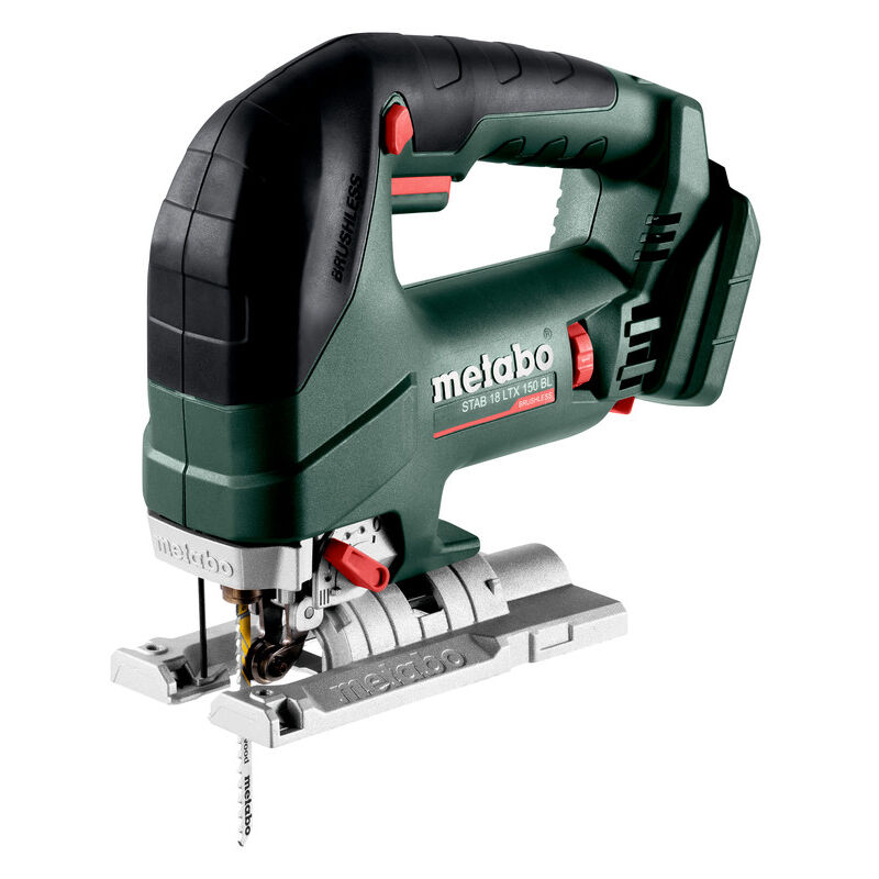 foto del prodotto seghetto alternativo a batteria metabo stab 18 ltx 150 bl senza batteria e caricabatterie in metabox 145 l
