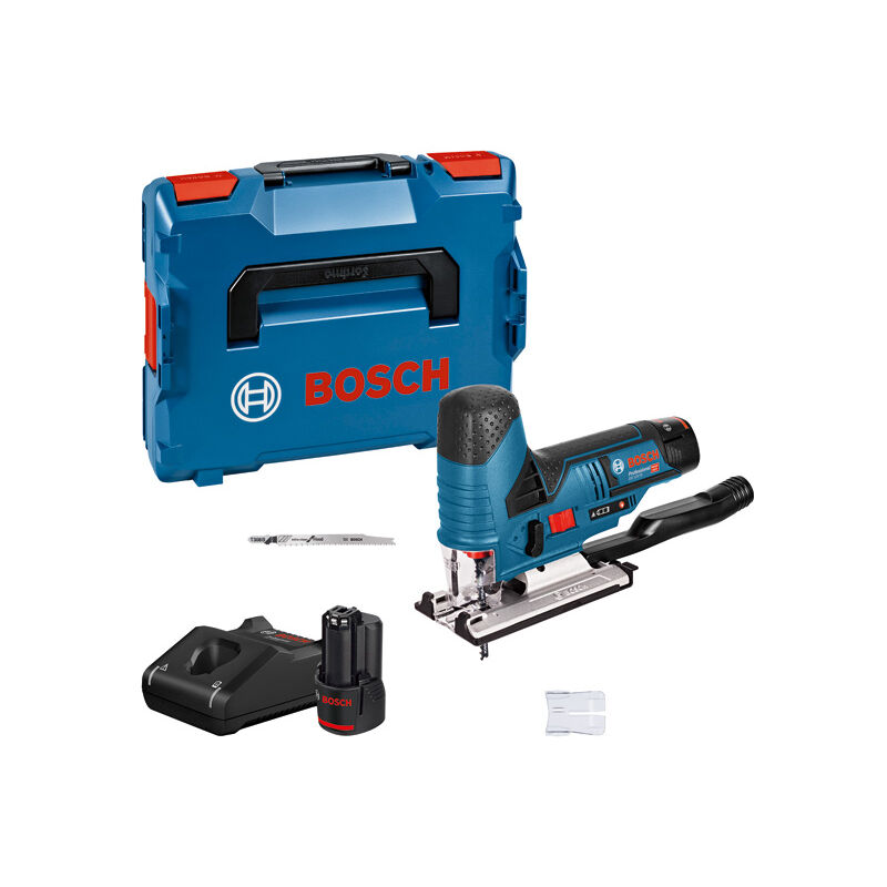 foto del prodotto seghetto alternativo bosch gst 12v 70 professional 2 batterie 12 v 3.0ah, valigetta, 2 lame legno 06015a1005