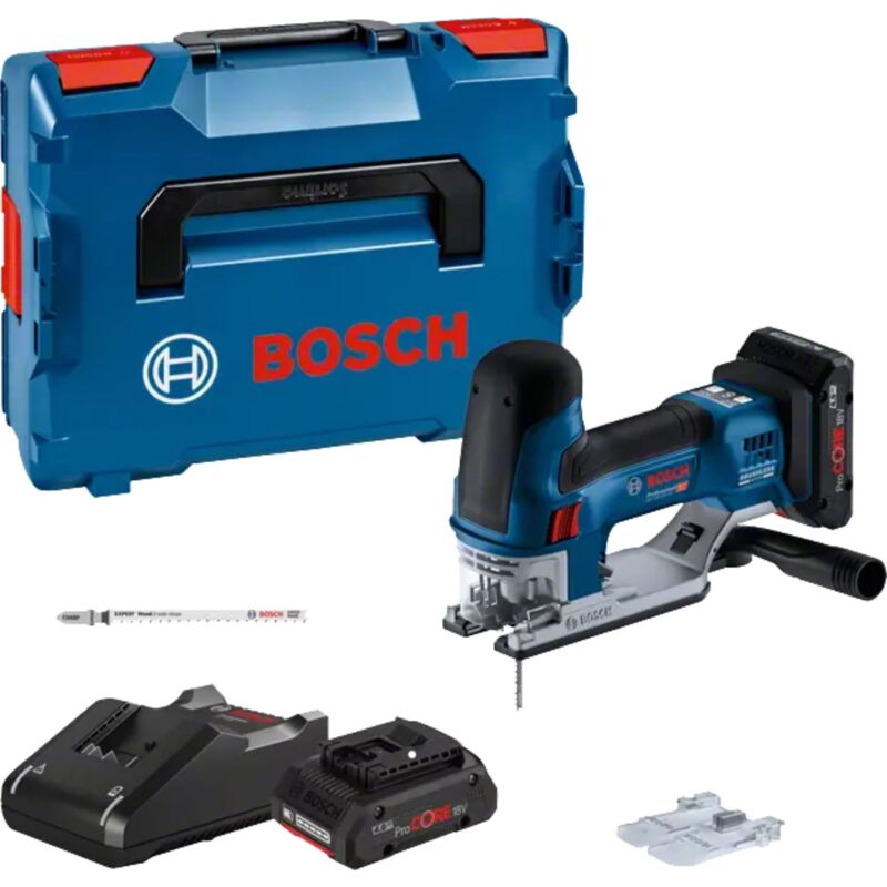 foto del prodotto seghetto alternativo bosch gst 18v 155 sc 2 x 4,0 ah procore gal18v 40 l boxx 136 