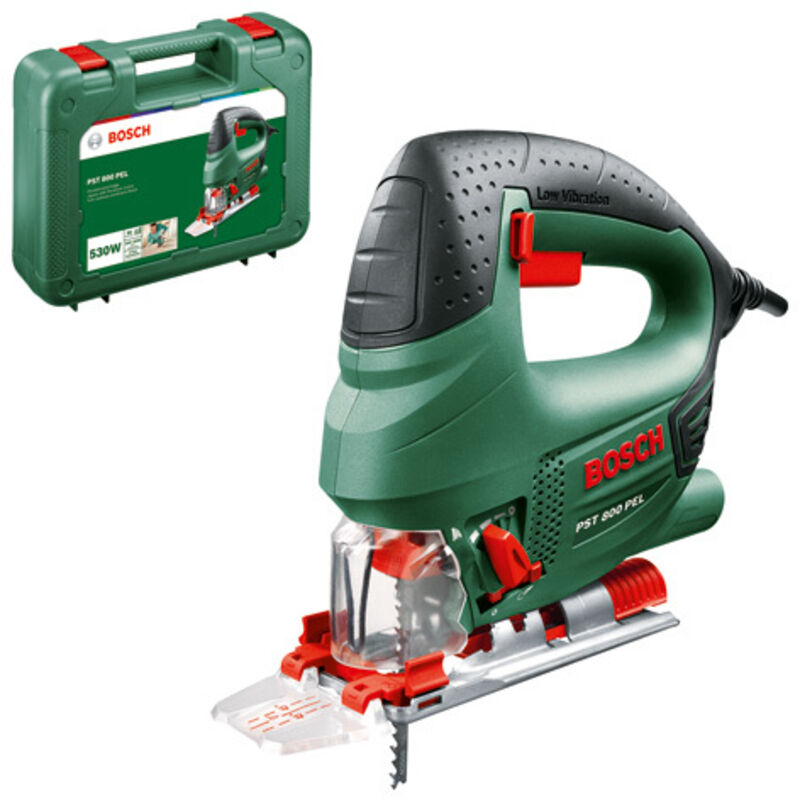 foto del prodotto seghetto alternativo pst 800 pel base in alluminio 530w bosch