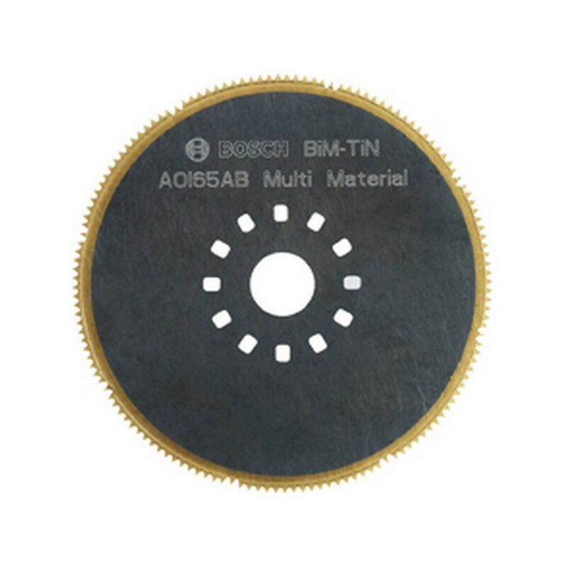 foto del prodotto segmenti di lama, ref. bosch aoi 85 e, lama di qualit bim tin, 85 mm d uso per chiodi di legno contenente, epossidico gfk