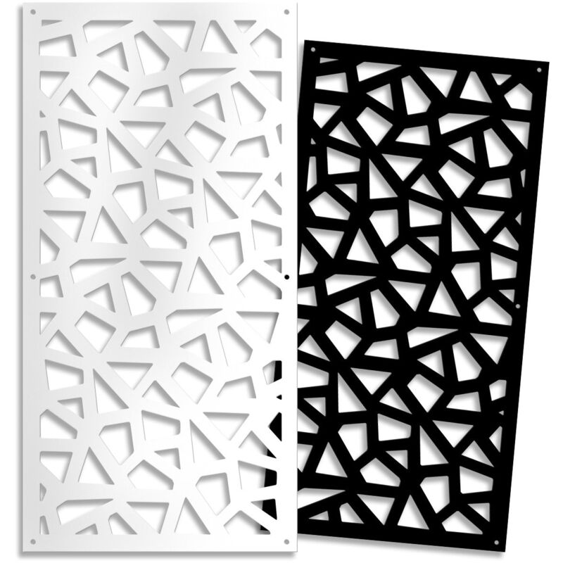 foto del prodotto segmenti pannello in pvc traforato parasole colore bianco misura 50x150 cm