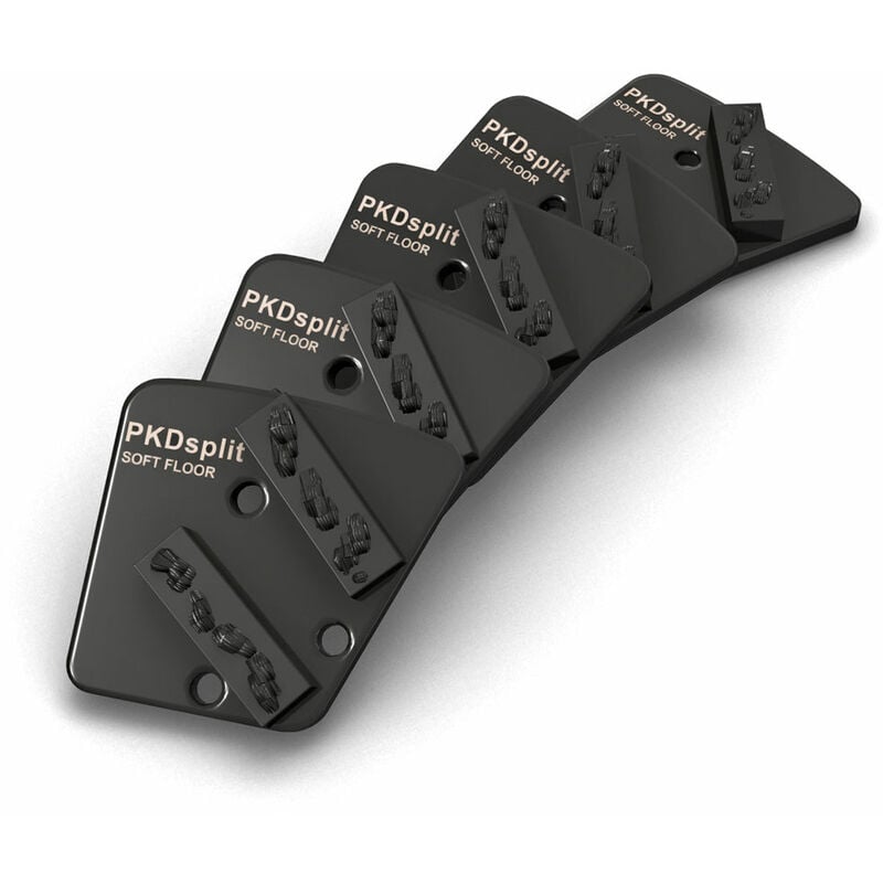 foto del prodotto segmenti splittati pcd in diamante policristallino 5 pz. per macchina monospazzola, macchina a disco singolo menzer esm 406