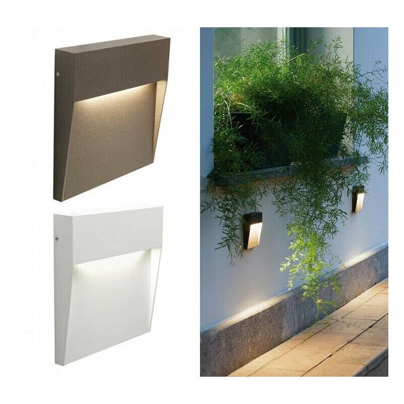 foto del prodotto segna passo geo square 3w led 4000k bianco