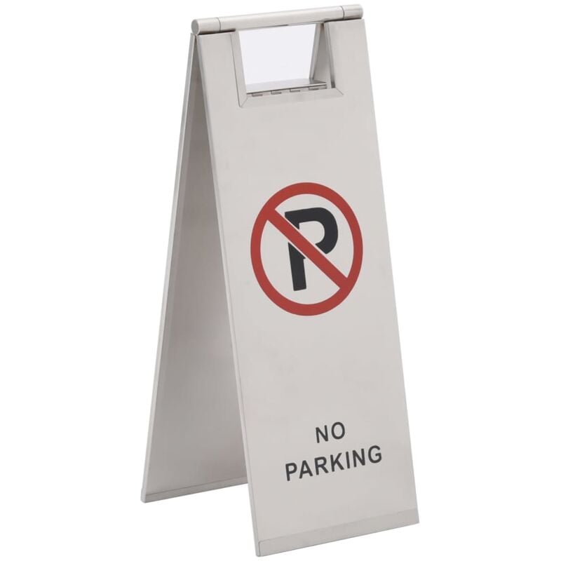 foto del prodotto segnale di parcheggio pieghevole in acciaio inox vidaxl
