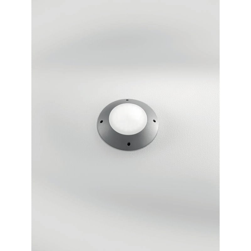 foto del prodotto segnapassi led per esterno ground 12w con switch luce calda e naturale 21 cm. - antracite