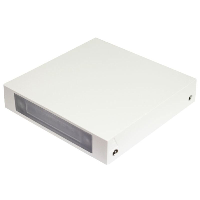 foto del prodotto segnapasso a parete led per esterno goccia stamp 2 vie 2x3w 4000k bianco 5336bi4k