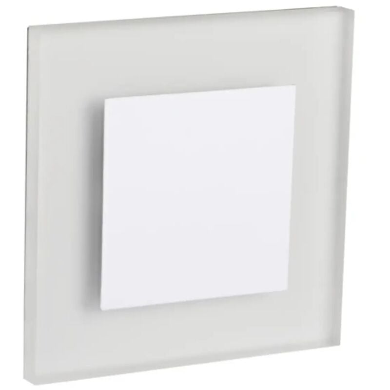 foto del prodotto segnapasso da incasso led 12 volt bianco caldo bianco quadrato senza 0,80 watt