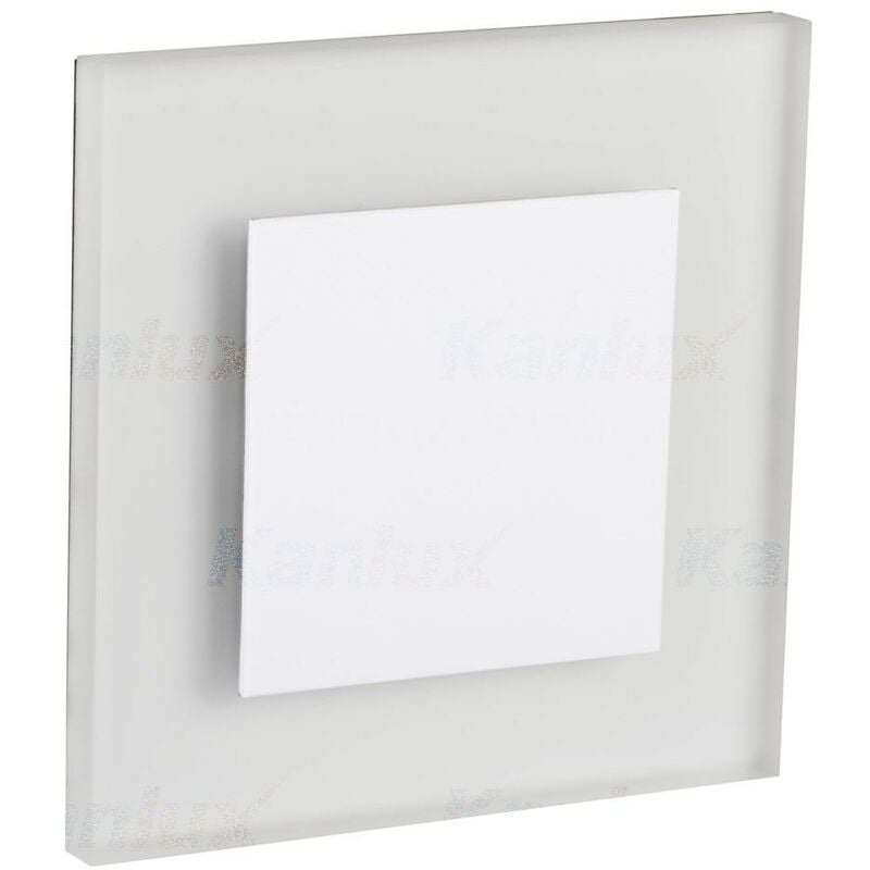 foto del prodotto segnapasso da incasso led 12 volt bianco freddo bianco quadrato 0,80 watt