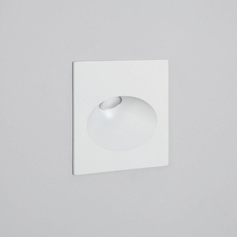 foto del prodotto segnapasso esterni led 3w incasso parete quadrato bianco coney 4000k bianco naturale