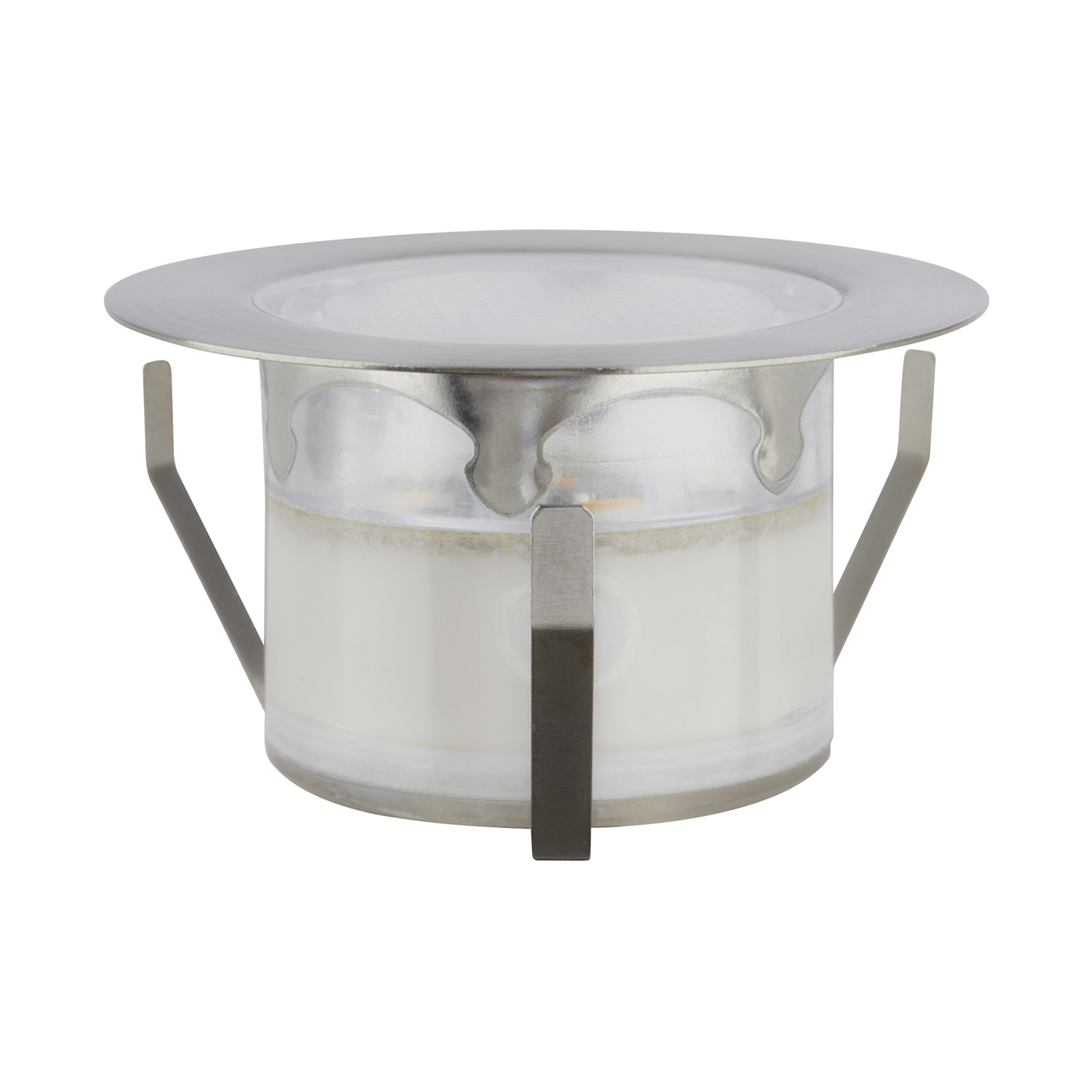 foto del prodotto segnapasso esterno moderno padouk plastica cromo led integrato 8w 3000k