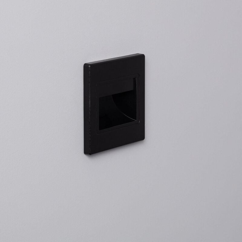 foto del prodotto segnapasso led 1.5w a incasso parete nero randy bianco caldo 3000k