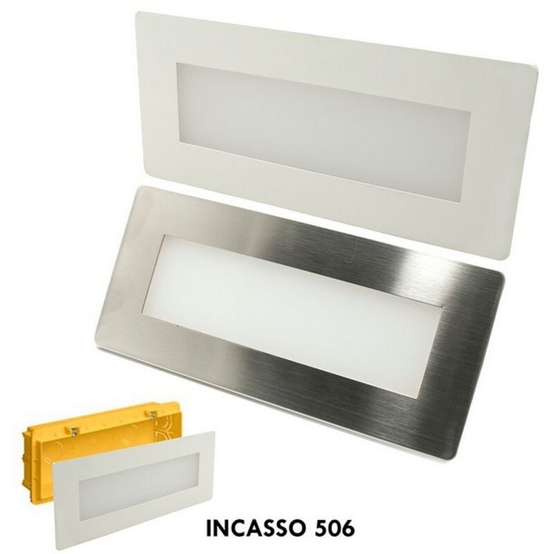 foto del prodotto segnapasso led 5w da incasso per scatola 506 cct temperatura colore regolabile wisdom