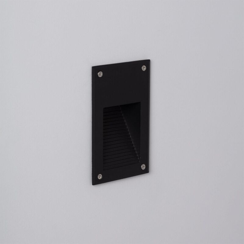 foto del prodotto segnapasso led cooper finitura nera 3w ip65 bianco freddo 6000k