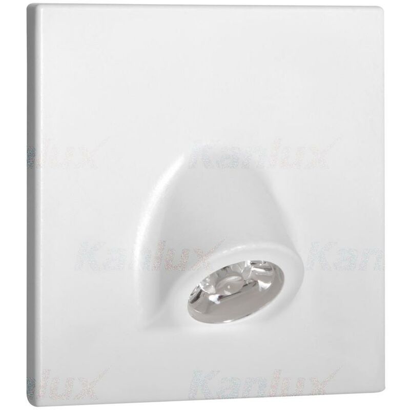 foto del prodotto segnapasso led mefis scale quadrato 0,70 watt bianco caldo bianco foro 60 mm