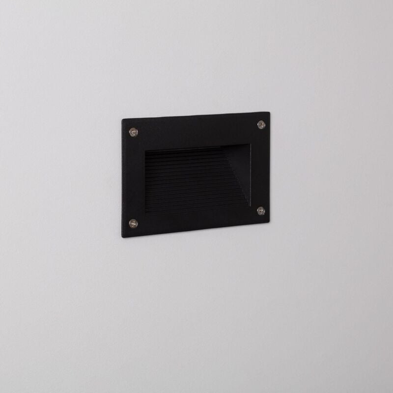 foto del prodotto segnapasso led mystic finitura nera 3w ip65 3000k bianco caldo