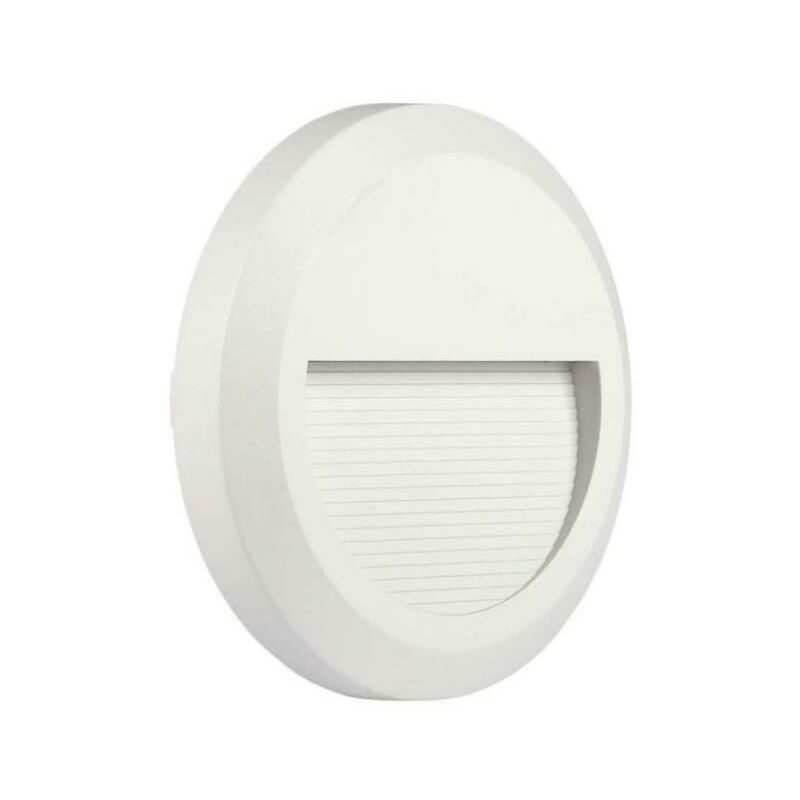 foto del prodotto segnapasso led v tac tondo 2w 4000k bianco vt 1142 w n 1314 211314