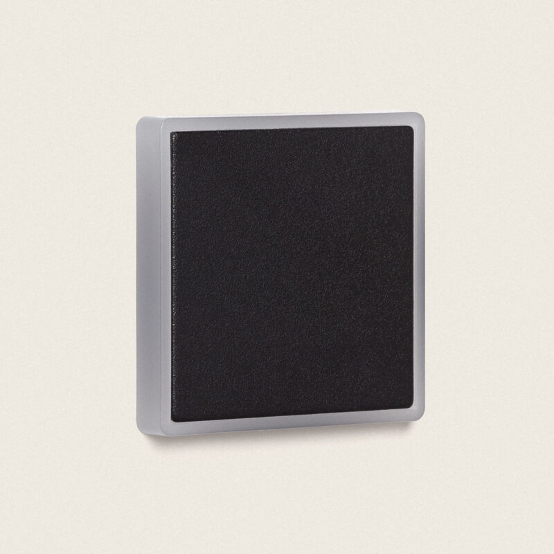 foto del prodotto segnapasso per esterni led 2w incasso a parete quadrato rembel nero