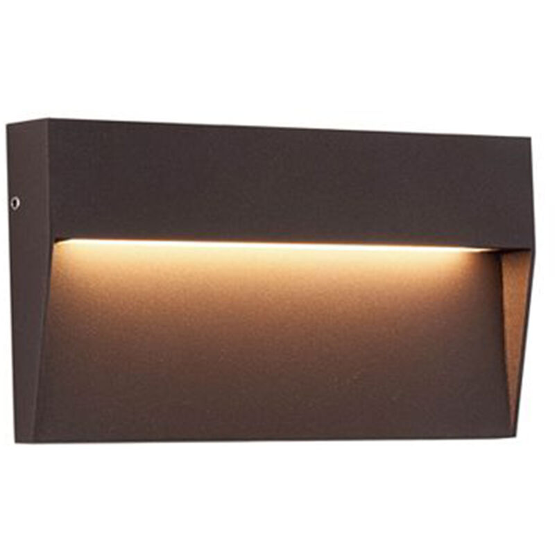 foto del prodotto segnapasso rettangolare moderno geo alluminio caff 6w led 4000k