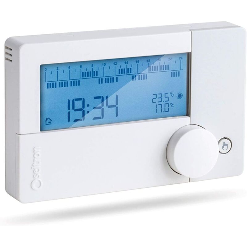 foto del prodotto seitron cronotermostato digitale giornaliero a batteria freetime evo tcd02b