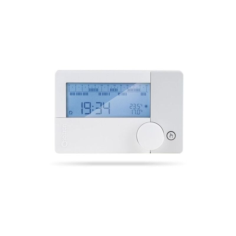 foto del prodotto seitron cronotermostato digitale giornaliero freetime evo tcd02b
