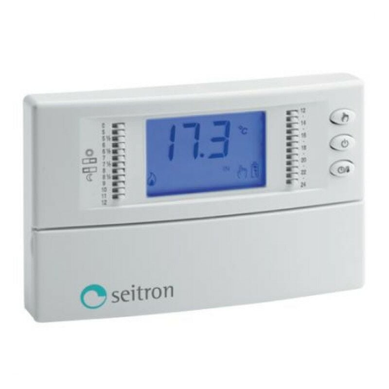 foto del prodotto seitron - cronotermostato digitale giornaliero modello freetime plus 24 h