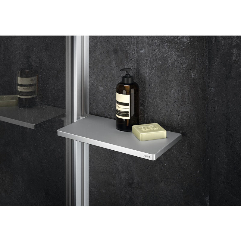 foto del prodotto select mensola per montaggio su profilo a parete, senza foratura, argento opaco sl2101087 h ppe