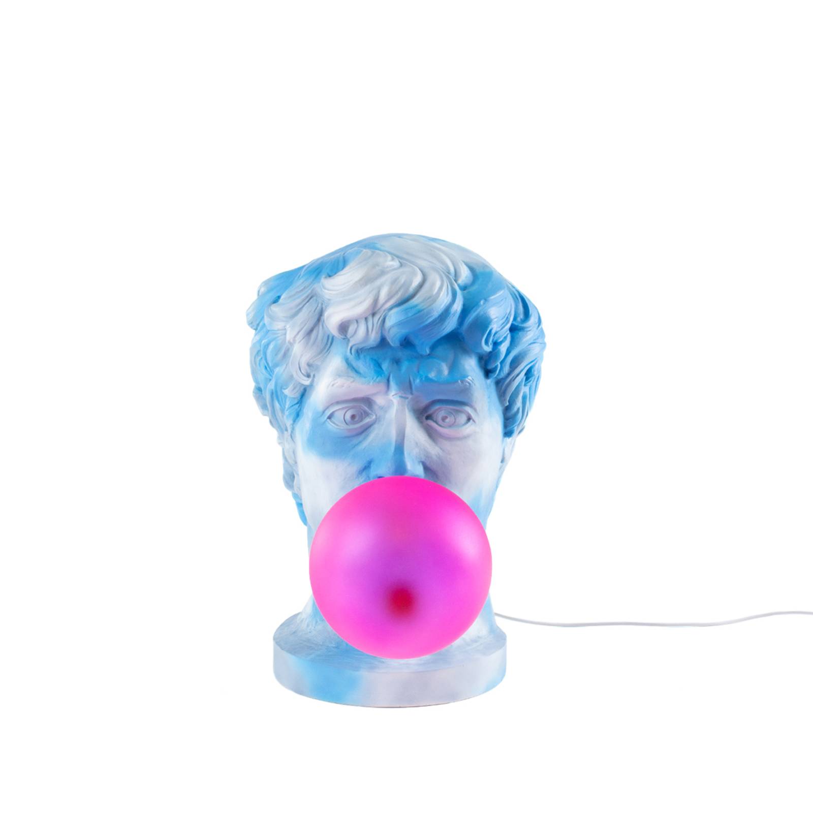 foto del prodotto seletti lampada led da tavolo wonder cloud bianco blu rosa