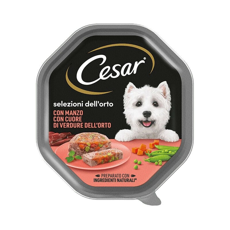 foto del prodotto selezione dell orto pat per cane adult mini da 150 gr cesar