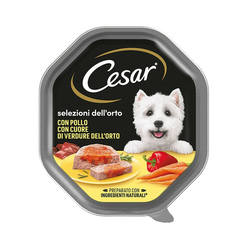 foto del prodotto selezione dell orto pat per cane adult mini da 150 gr cesar